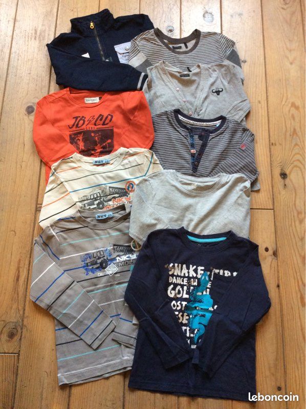 Lot de t shirts manches longues garçon (image 1)