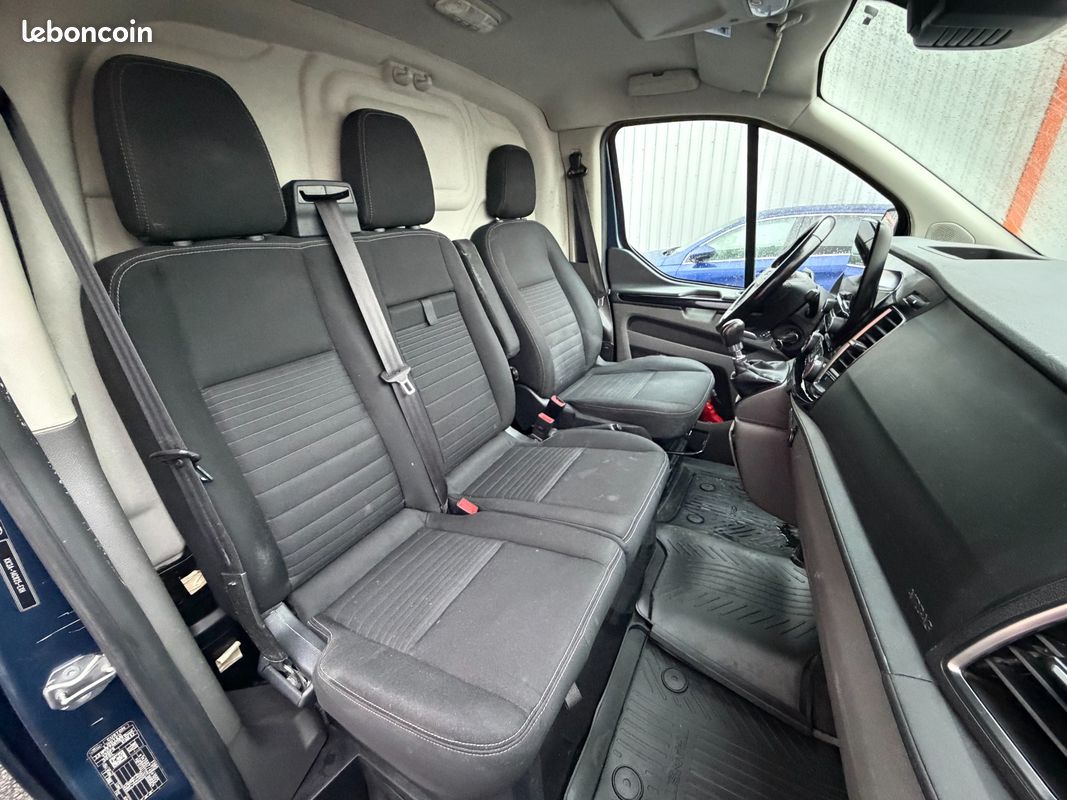 FORD TRANSIT CUSTOM FOURGON L1H1 2.0 ECOBLUE 130ch * DISTRIBUTION OK (image 10)