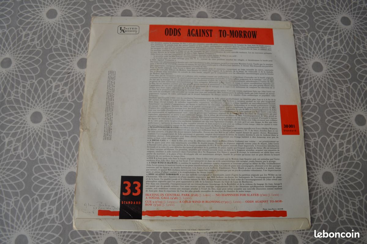 Disque vinyle Modern Jazz Quartet (image 2)
