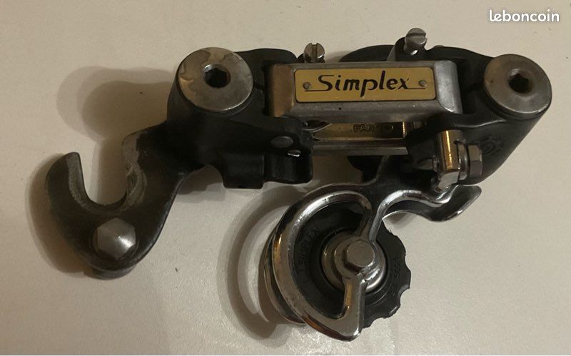 Collier Serflex Dérailleur Avant Simplex suicide Vintage Pour Vélo - Modèle Rare Des Années 1950, Référence D4 Derailleur Shimano 9 Vitesses Vtt