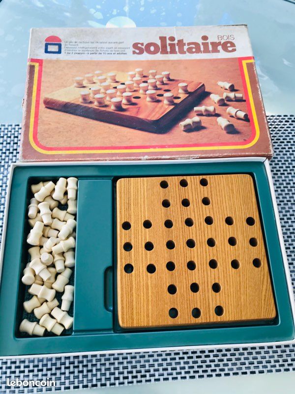 Solitaire bois Dujardin (image 1)