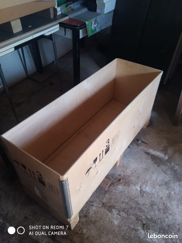 Caisses en bois toutes tailles avec couvercles (image 4)