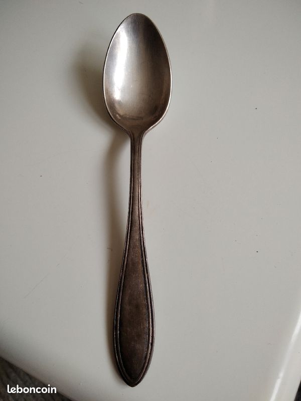 Verre et cuillère en argent (image 4)