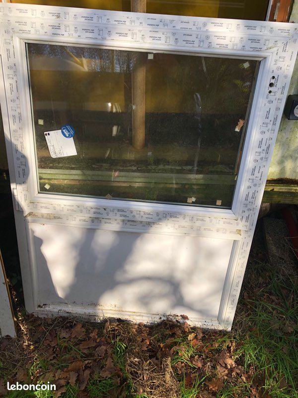 Fenetre avec châssis fixe PVC neuf 572x794mm (image 1)