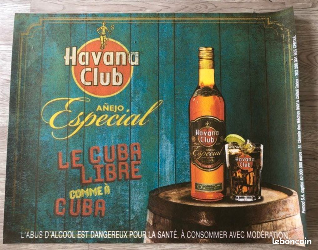 Affiche en intissé Rhum Havana Club Añejo Especial (image 1)
