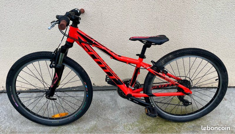 Vtt Scott Tout Suspendu Occasion Vtt Scott 24 Pouces Occasion