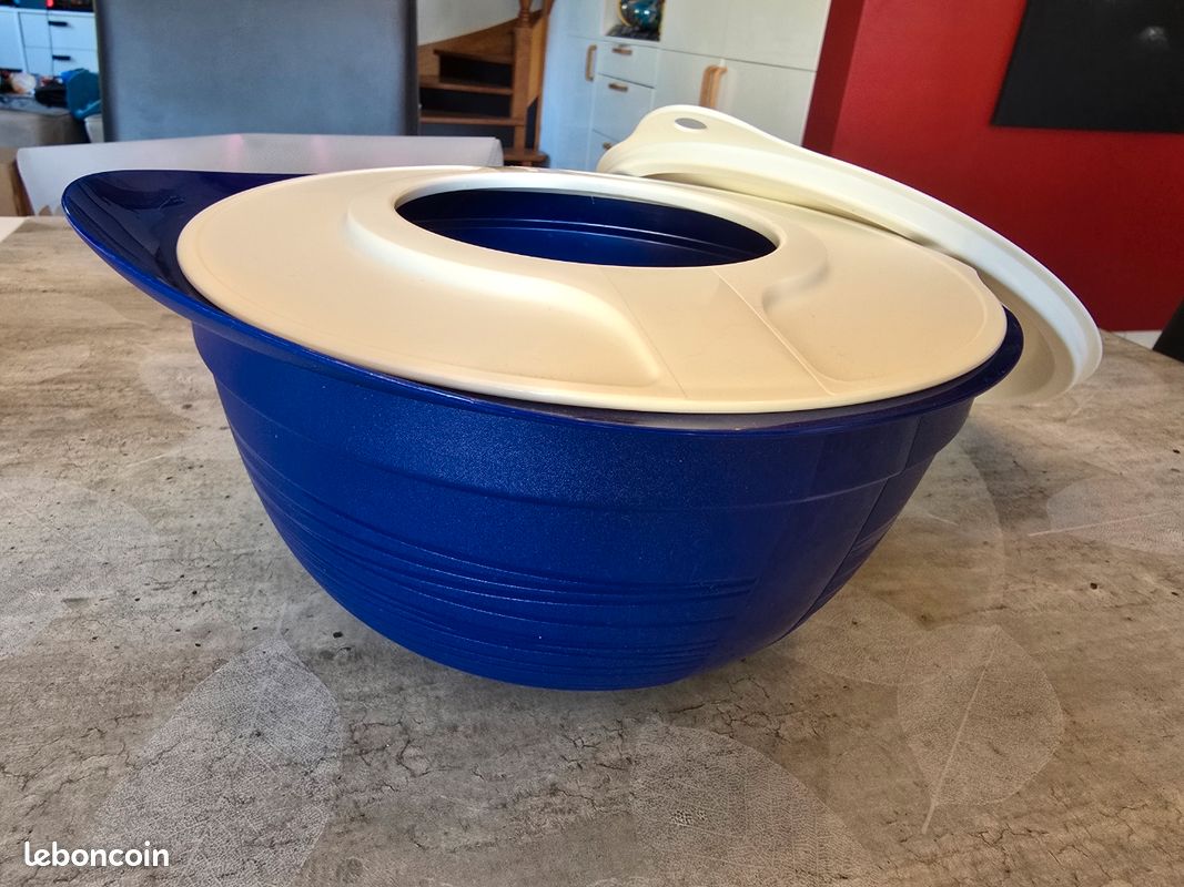 Bol Mélangeur En Mélamine Bleu Temptation Old World (Lot De 3) – Style Rétro Et Résistant Pour La Cuisine