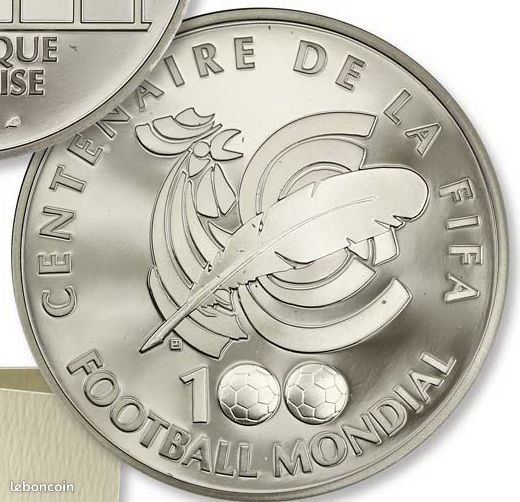1 Euro 1/2 CENTENAIRE DE LA FIFA 2004 (image 3)