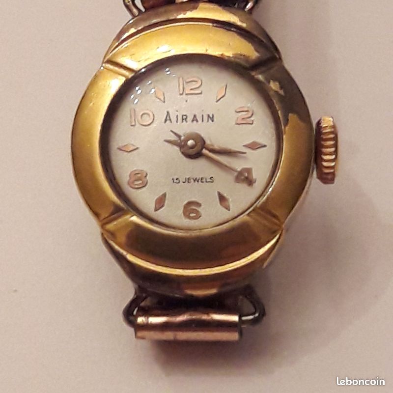 Montre Bracelet Femme Airain Seventeen 17 Jewels - Mécanique, à Réviser, Occasion