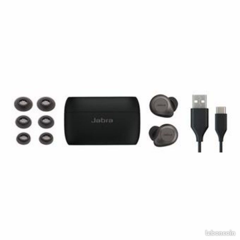 NEUFS Ecouteurs sans fil True Wireless Jabra Elite 85t avec réduction active de bruit Noir Titane (image 8)
