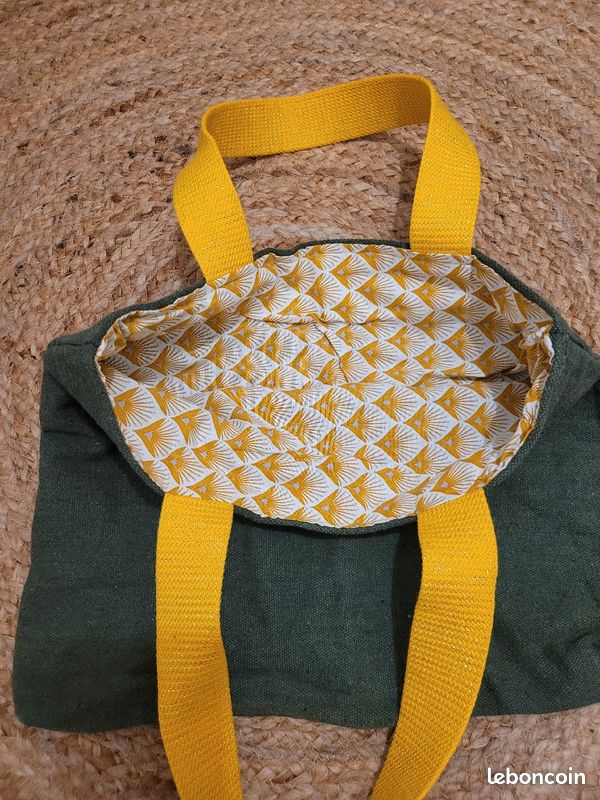 đSuperbe Sac cabas rĂ©versible pour fille comme Maman handmade (image 1)