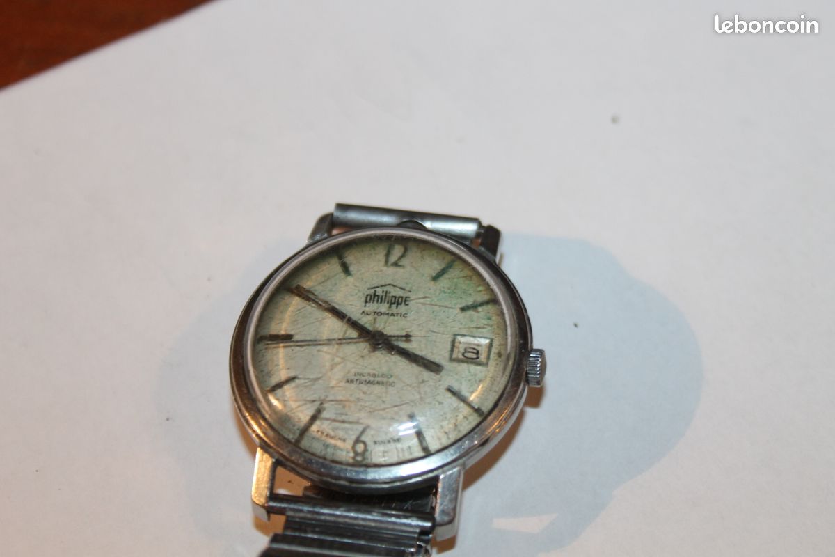 Montre Mécanique Homme YRDA - Ébauche Suisse - Occasion - Acier Inoxydable