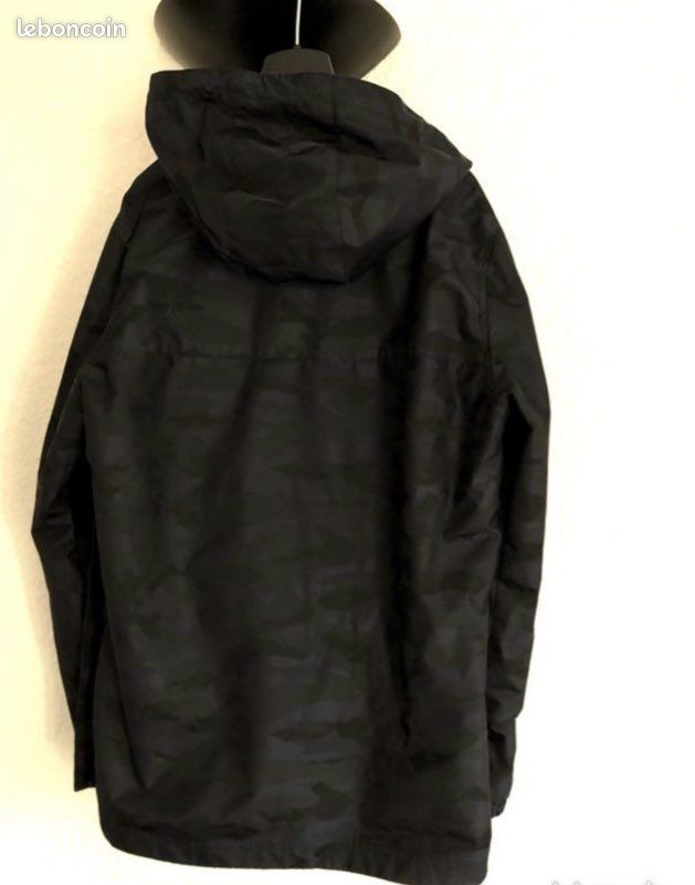 Veste camo grise homme (image 2)