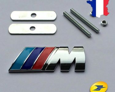 Logo BMW M En Métal 8cm X 3cm - Équipement auto