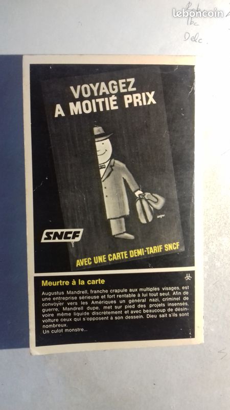 Série noire n°1485 Meurtre à la carte (image 2)