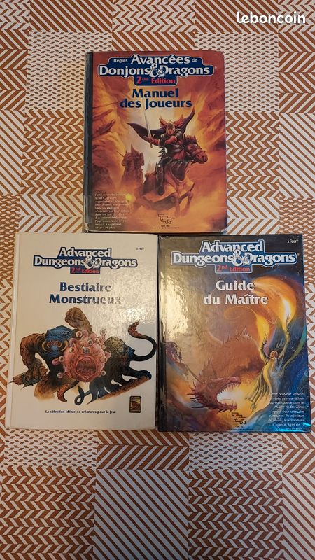 AD&D2 - Manuel Du Joueur Et Guide Du Maître (FR) - Occasion