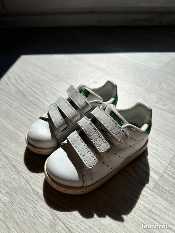 Baskets Stan Smith Scratch Velcro Adidas Stan Smith Velcro Femme