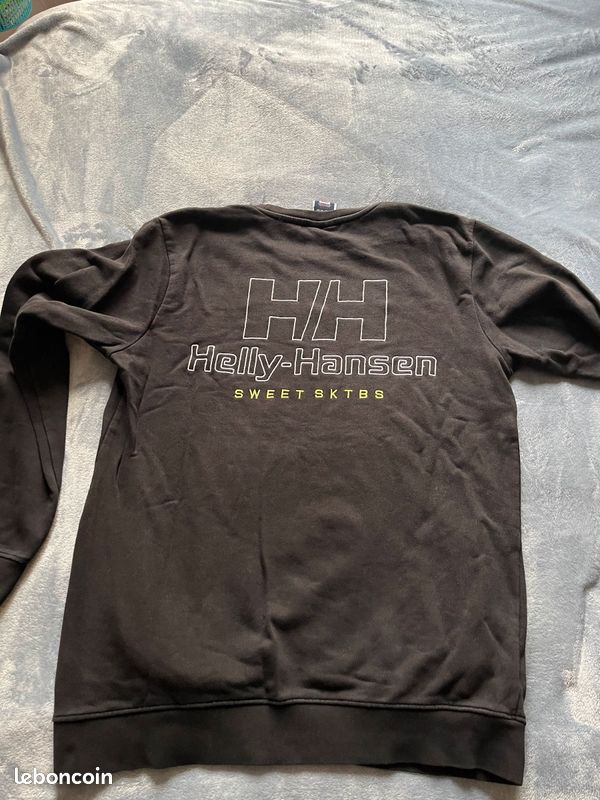 Sweat-shirt noir taille L (image 2)