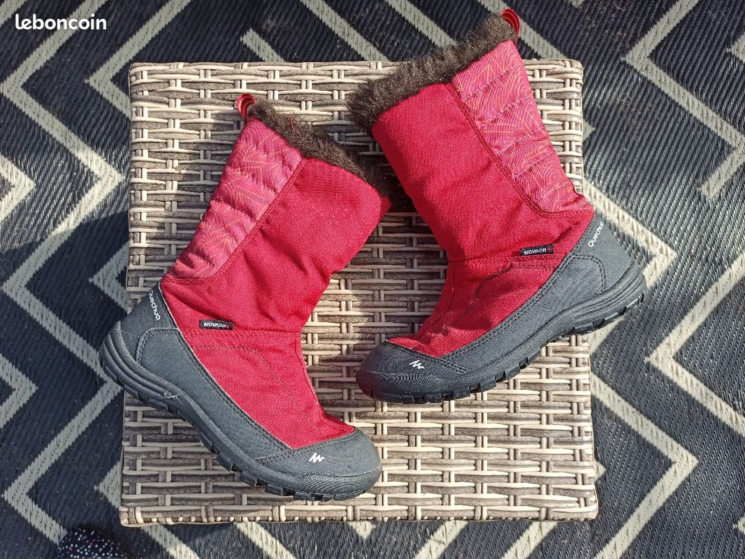 Après ski quecha rouge taille 33 (image 2)