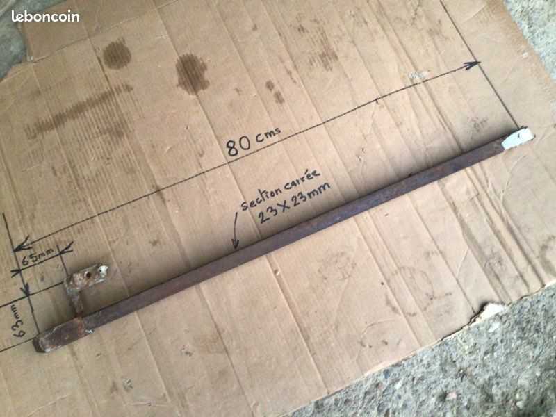 Ancienne cuisinière à bois,barre protection (image 1)