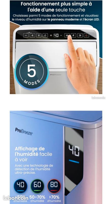 Déshumidificateur d'Air ProBreeze (image 5)