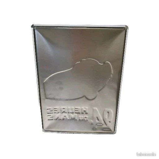 PLAQUE PUBLICITAIRE METAL 24 HEURES DU MANS 1967 - Plaques de garde