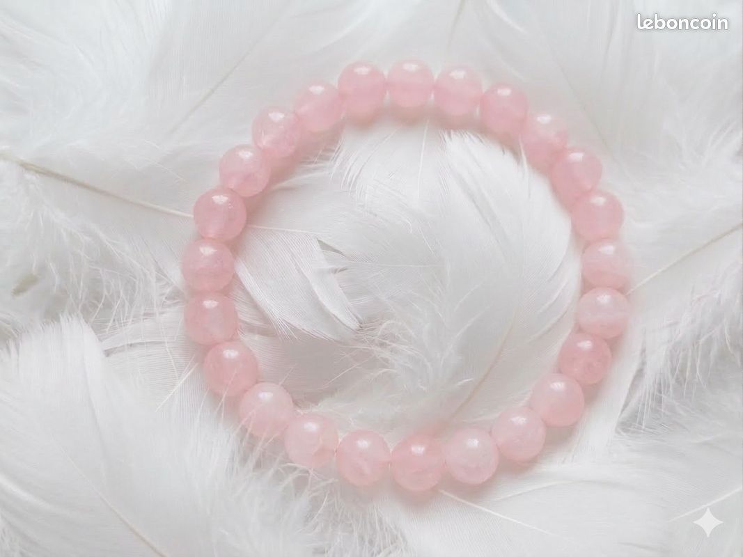 Bracelet Roulé En Quartz Rose Elithos – Douceur Et Énergie Positive