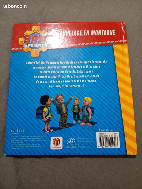 Livre (211) 📚 Sam le pompier _ Sauvetage en montagne (image 2)