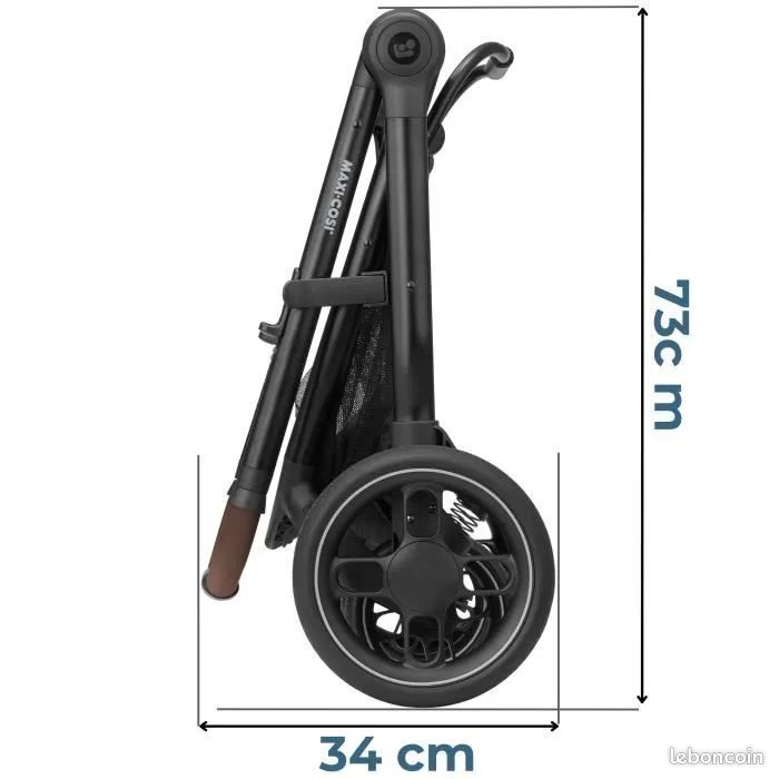 MAXI COSI Poussette trio combinée Zelia S Dark Grey (image 2)