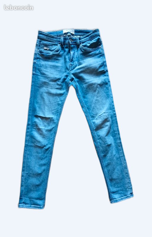 Springfield Jean Droit - Blue/bleu - (Seconde Main