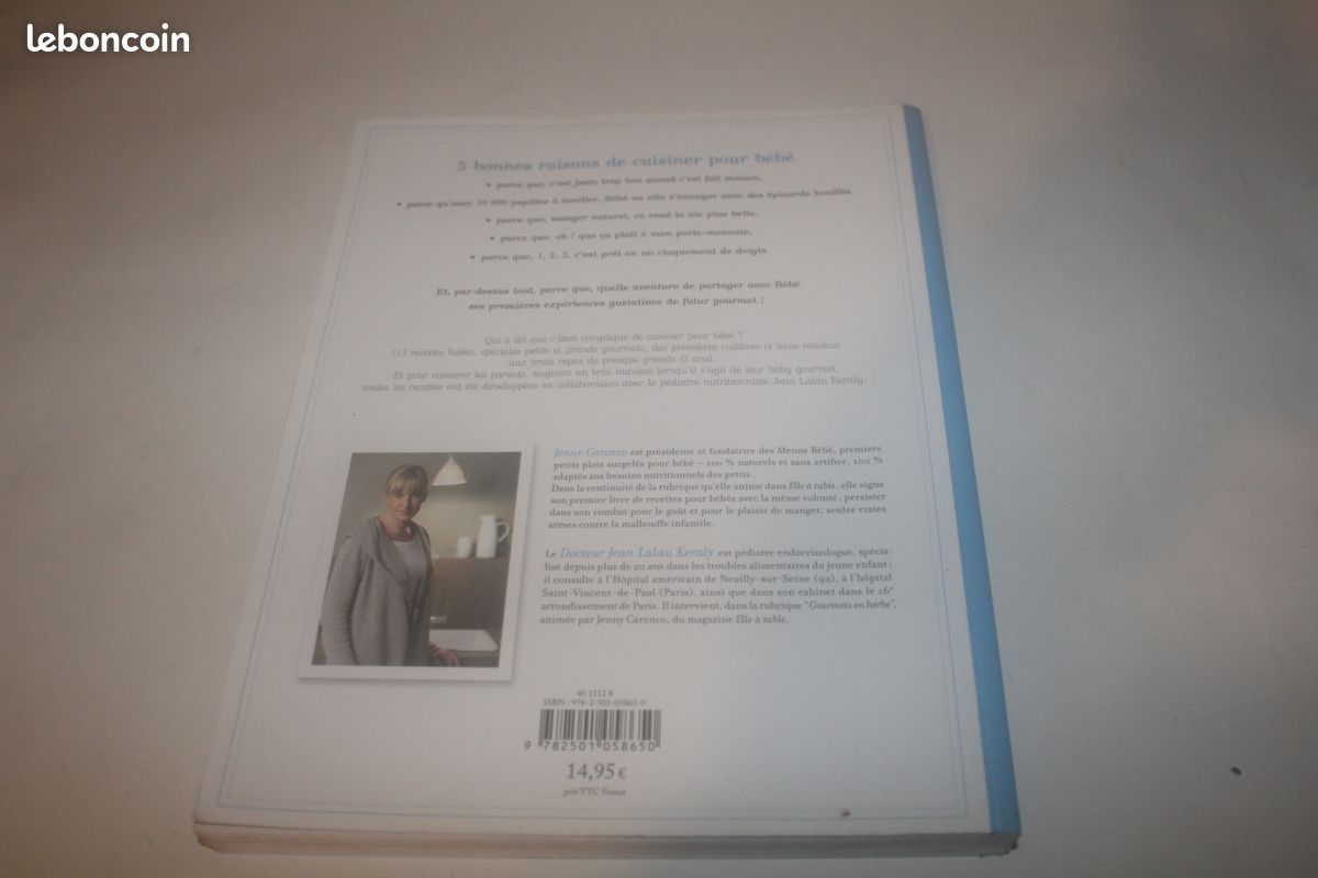 Gros Livre de Recettes pour les Bébés (Super livre en tbe) (image 7)