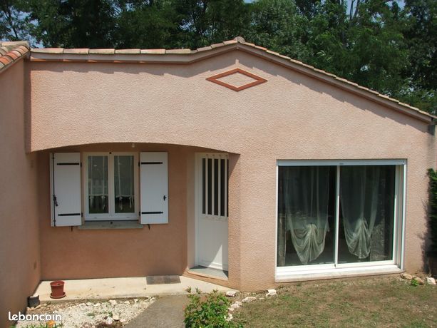 Maison individuelle plain-pied 80m2 + garage + jardin