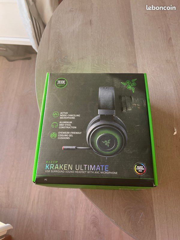 Je vend mon casque Gaming Razer Kraken Ultimate (image 1)