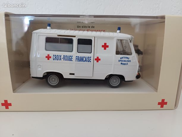 Norev 1/43 - Peugeot J5 Ambulance Croix Rouge - Très Bon état Avec Boîte
