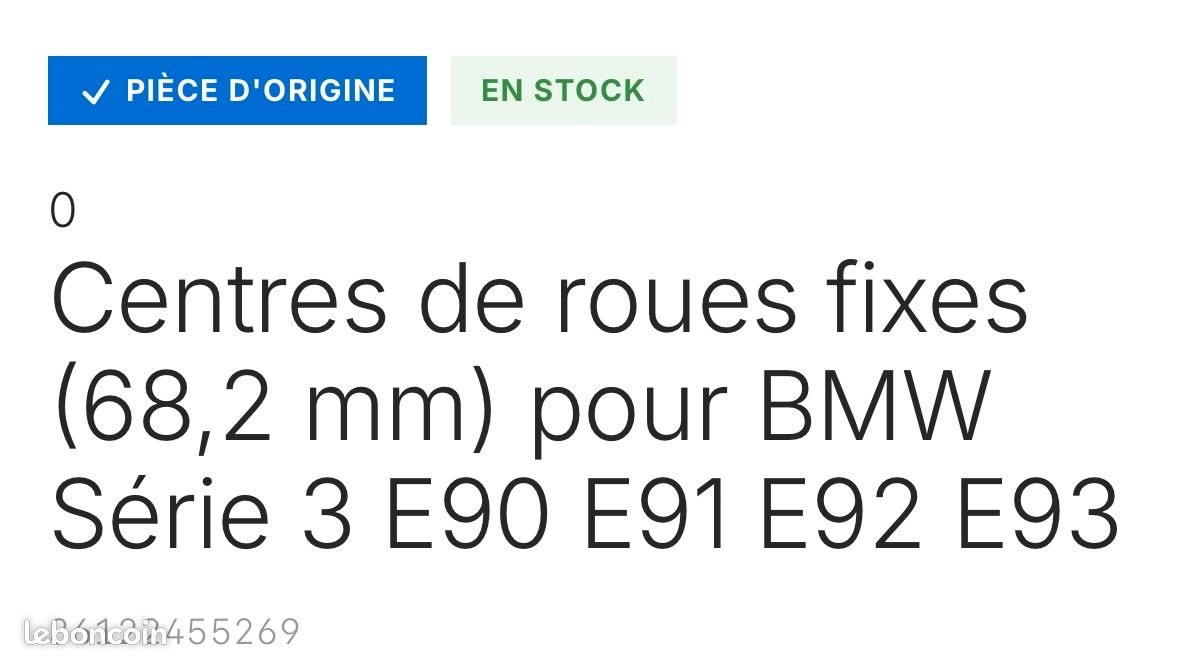 Lot de 4 centres BMW (image 3)