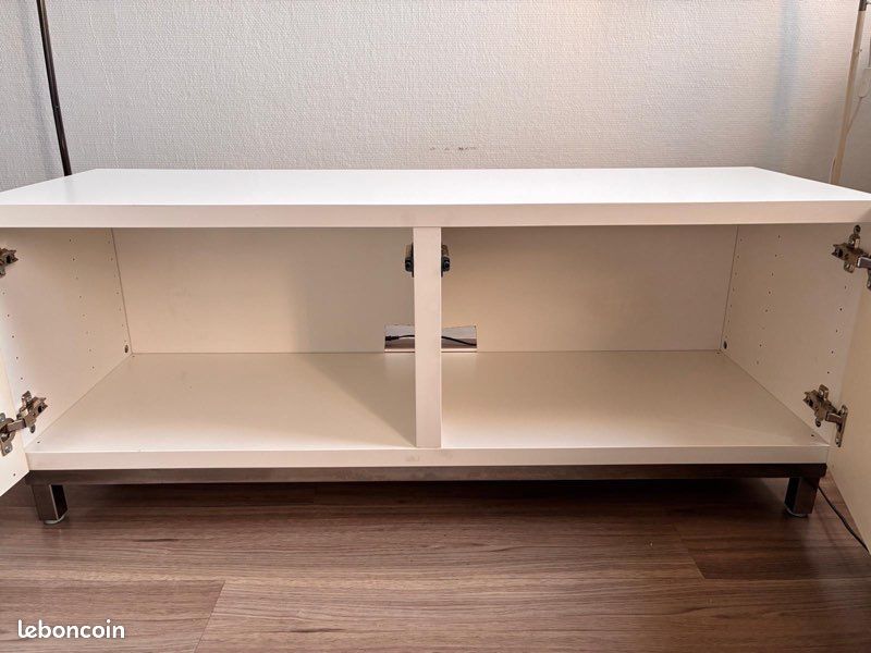 Meuble télé IKEA blanc (image 3)