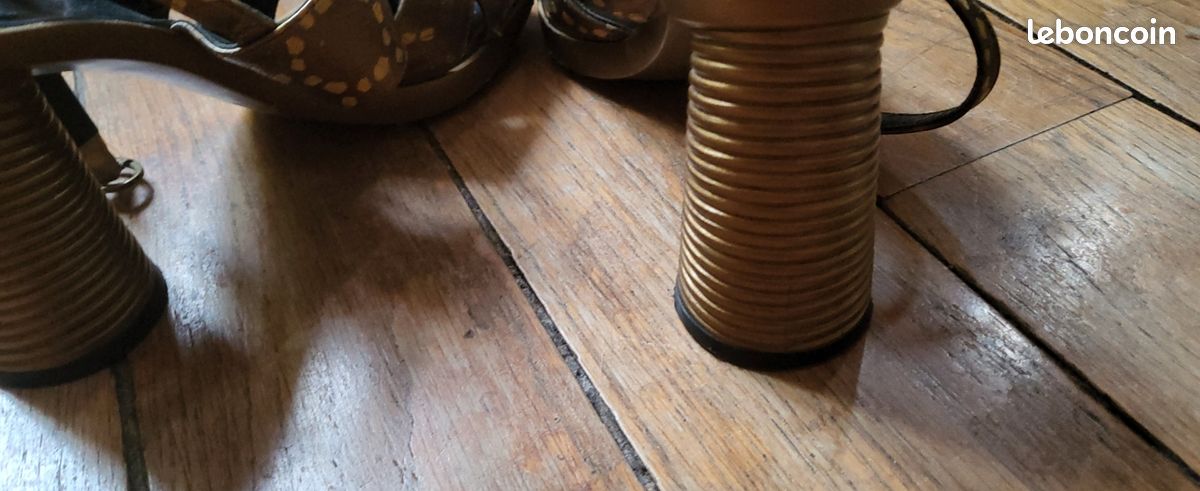 Sandales talon bobines Chaussures