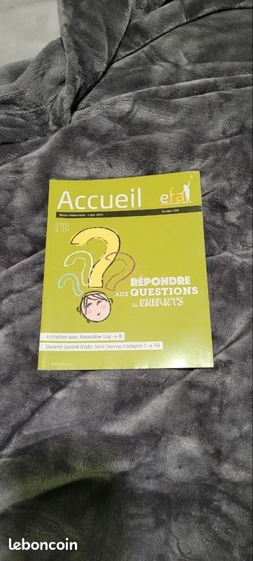 Revue Magazine Adoption "Accueil" EFA N 199 juin 2021, parentalité adoptive (image 1)