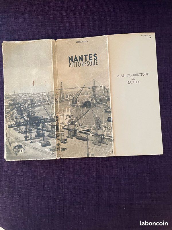 Plan touristique de Nantes 1950 (image 1)