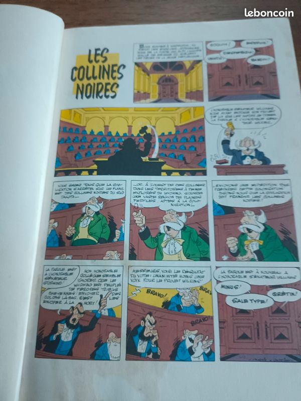 BD lucky Luke dupuis offert par total 1972 les collines noires (image 5)