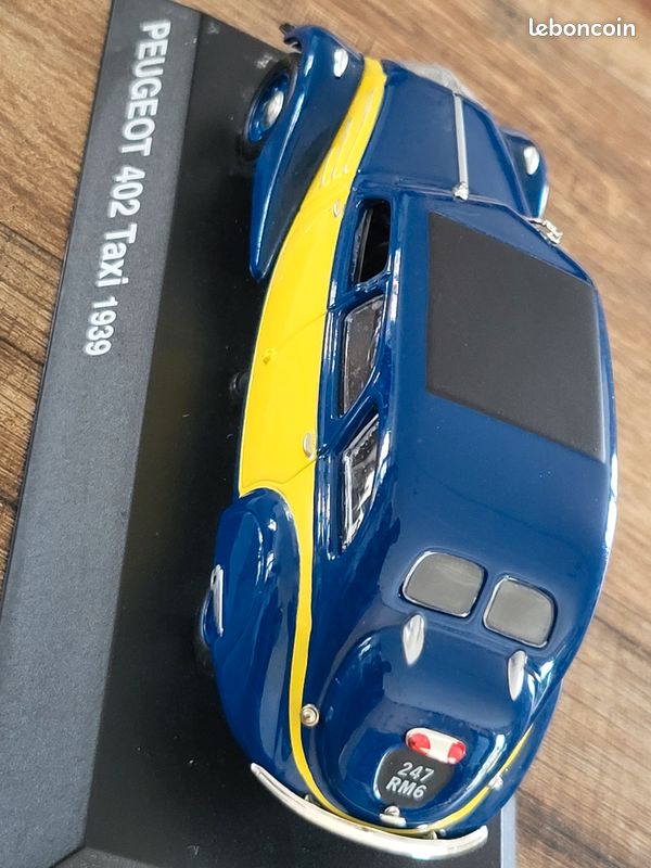 Miniature Dubray 1/43 Peugeot 402 Taxi 1935 Noire – Occasion Comme Neuve