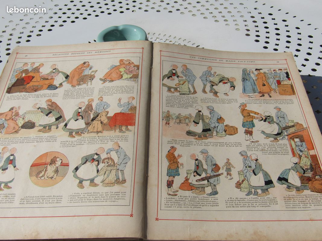 Bol faience Bécassine parapluie et valise – Les 11 hermines