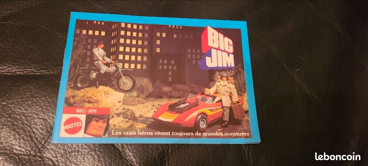 Big Jim Mattel Fascicule Publicitaire 100% d'origine pas De