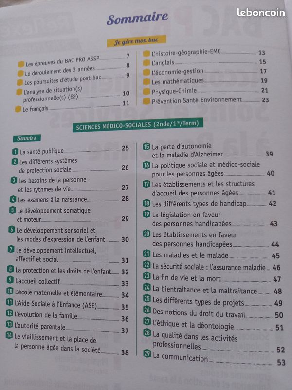 Annale bac pro ASSP (image 2)