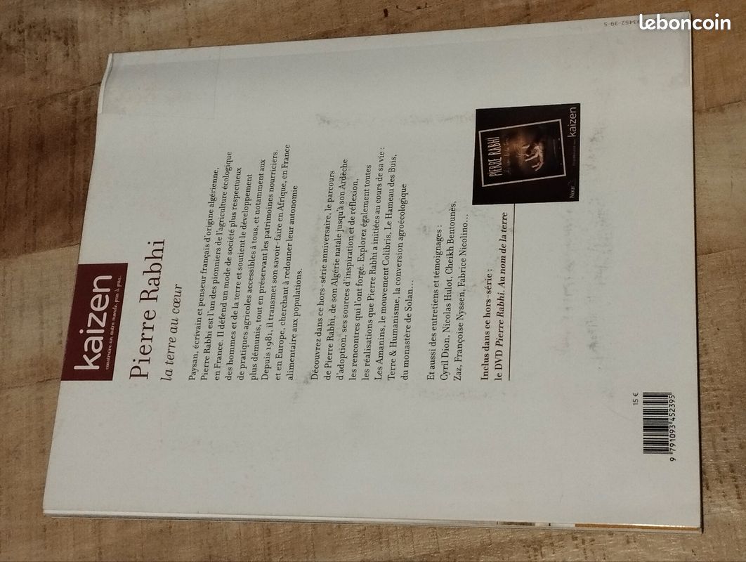 Revue Kaisen, spécial Pierre Rabhi, excellent état - Livres