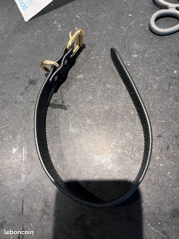 Collier chien cuir vegan noir collar of Sweden (image 2)