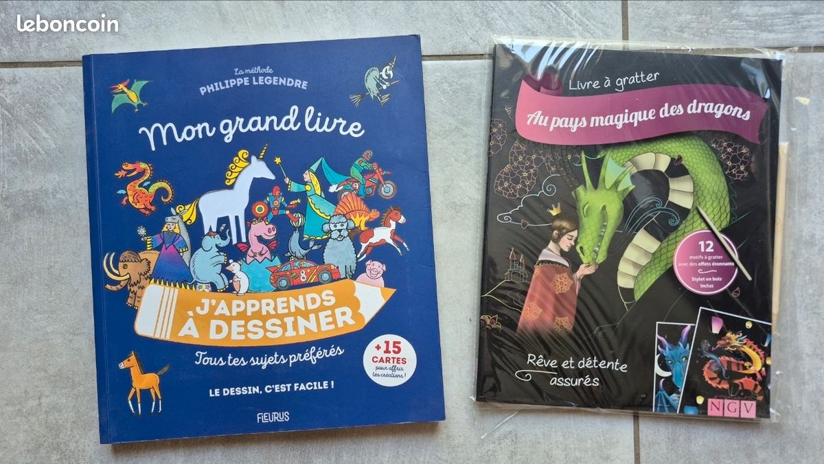 J'apprends à dessiner cartes à gratter (image 1)