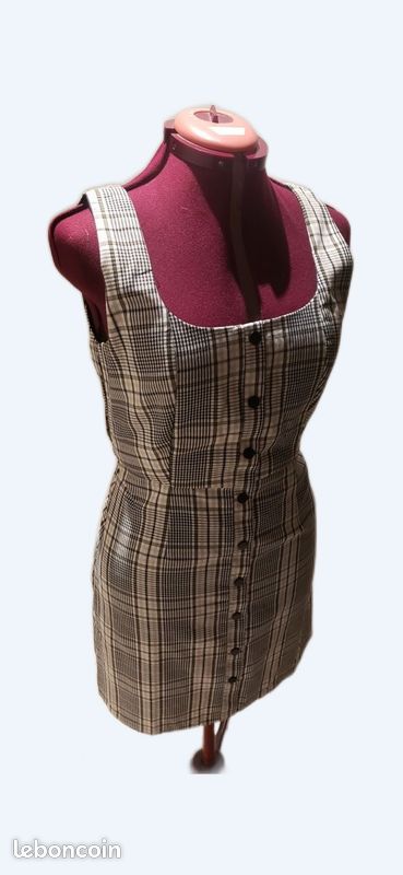 Robe chasuble type écossais Cache cache T38 Vêtements