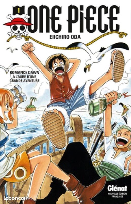 One piece tomes 1,2,3,4,5 et 6 (image 1)