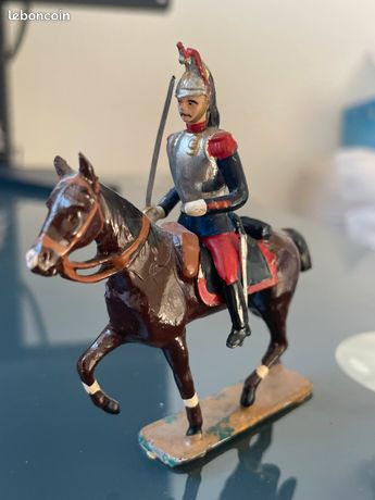 Figurine CBG Mignot 1er Empire – Cuirassier à Cheval 60mm Plomb
